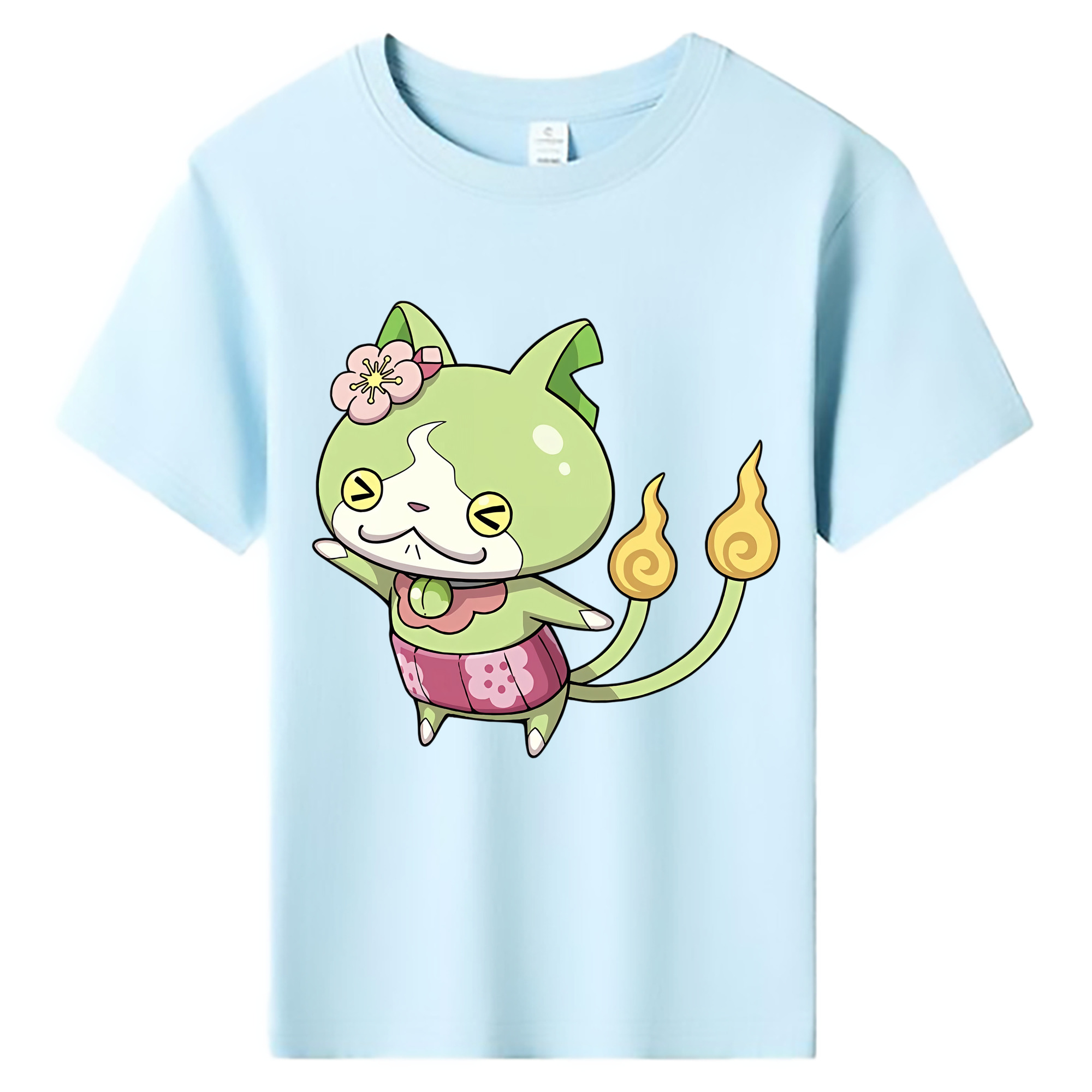 （画像用） 妖怪ウォッチ Yo-kai Watch 綿100％キッズTシャツ（フロントプリント）